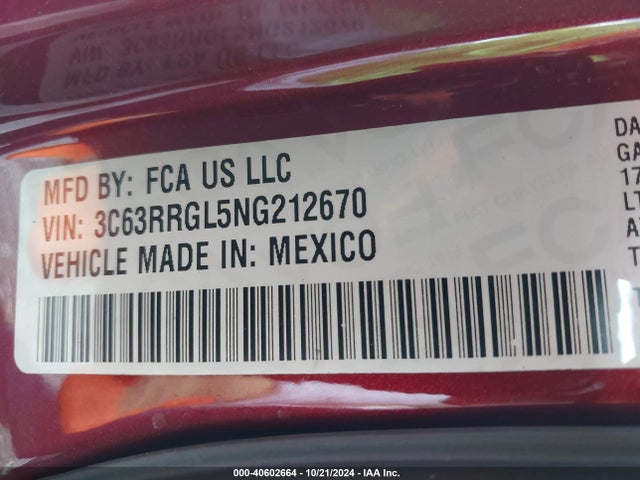 Dodge RAM 3500 2022 3C63RRGL5NG212670 Image 9