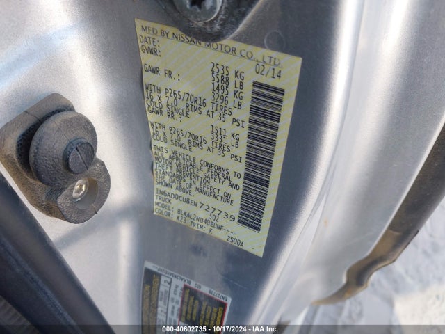Nissan Frontier Desert Runner/sv 2014 1N6AD0CU8EN727739 Image 9