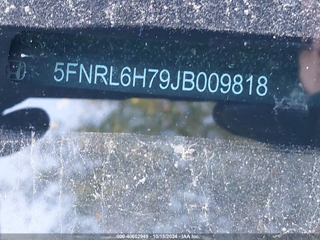Honda Odyssey Ex-l 2018 5FNRL6H79JB009818 Image 9