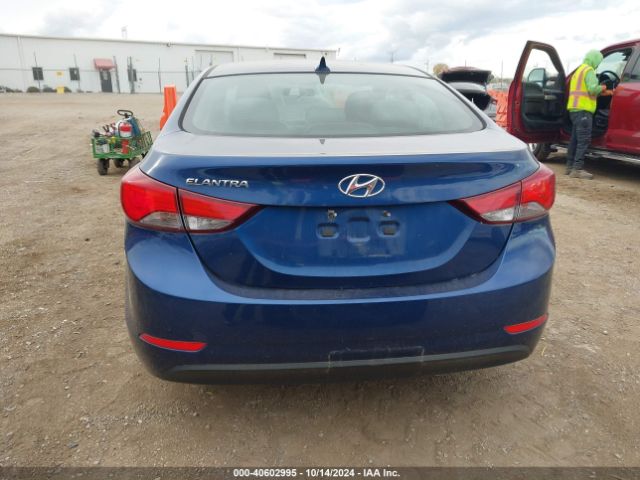 5NPDH4AE8FH642960 Hyundai ELANTRA SE