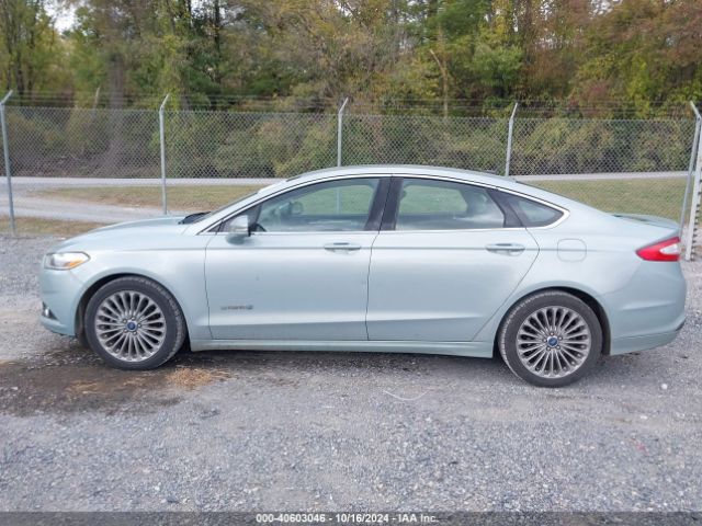 3FA6P0RU9ER105676 Ford Fusion Hybrid Titanium