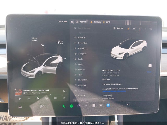 2020 TESLA MODEL 3 5YJ3E1EB4LF521016 Photo 6