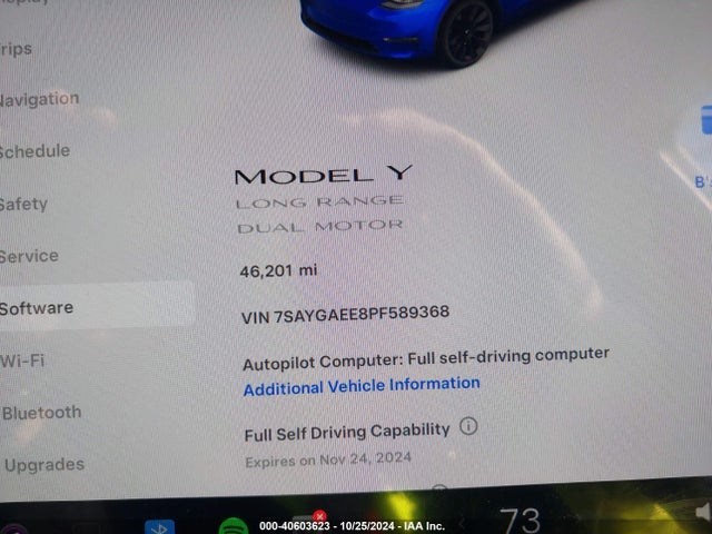 Tesla Model Y 2023 7SAYGAEE8PF589368 Image 15