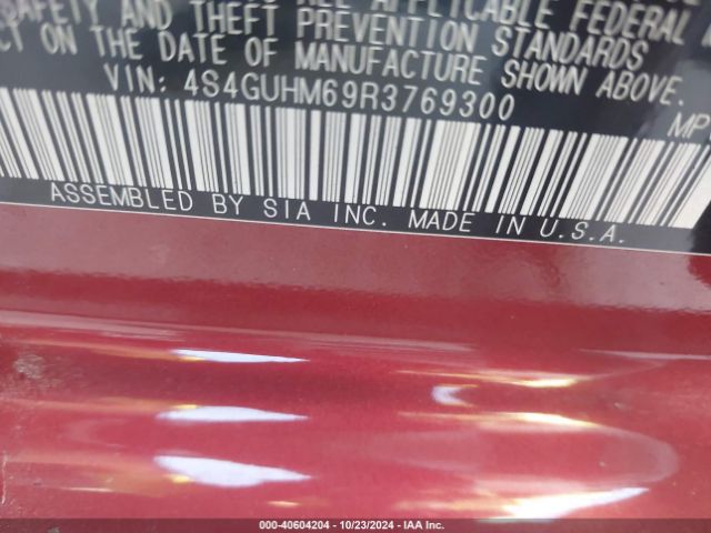 4S4GUHM69R3769300 Subaru Crosstrek Limited