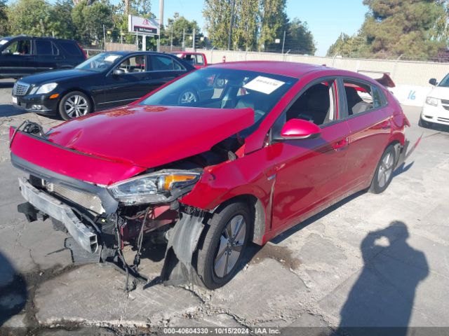 KMHC65LC2KU170611 Hyundai Ioniq Hybrid Blue
