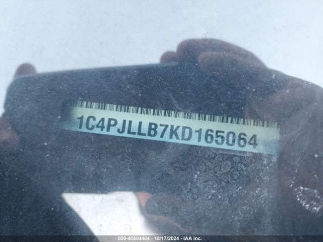 1C4PJLLB7KD165064 Jeep Cherokee Latitude Plus Fwd