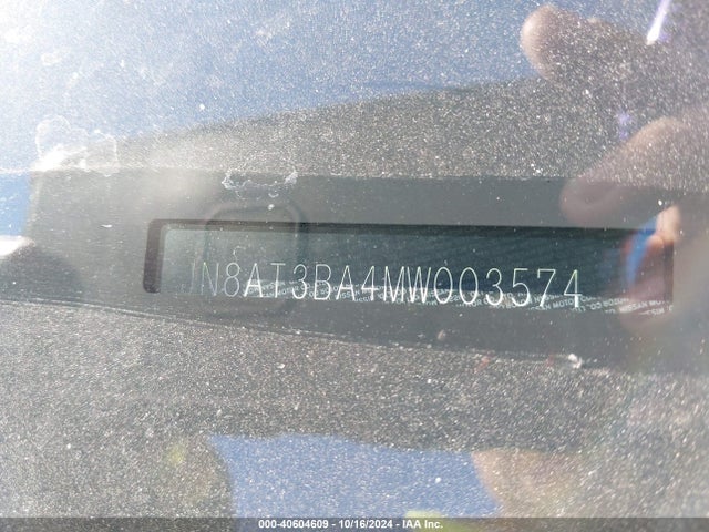 Продажа на аукционе авто 2021 Nissan Rogue Sv Fwd, vin: JN8AT3BA4MW003574, номер лота: 40604609