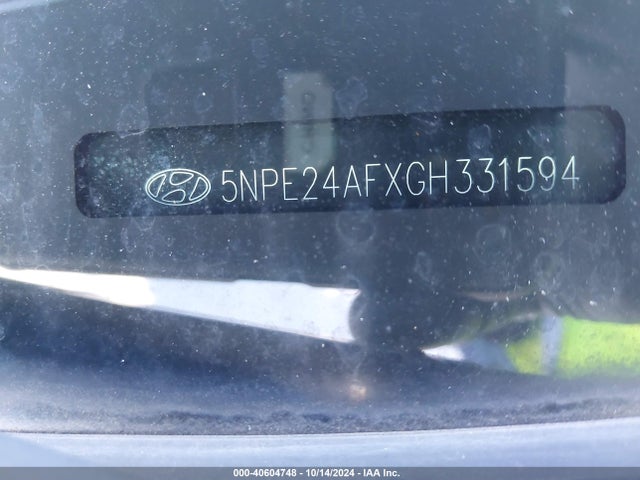Hyundai SONATA SE 2016 5NPE24AFXGH331594 Image 9