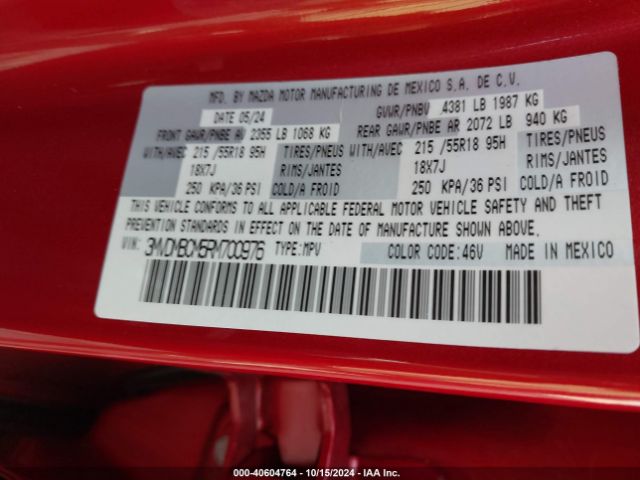 3MVDMBCM5RM700976 Mazda Cx-30 2.5 S Preferred Package