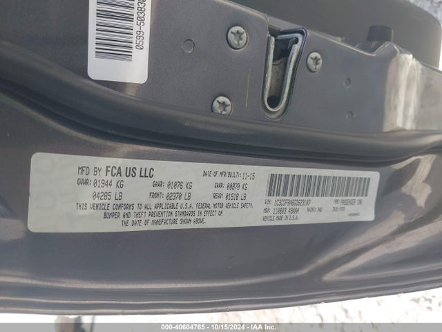 1C3CDFBA6GD623107 Dodge DART SXT