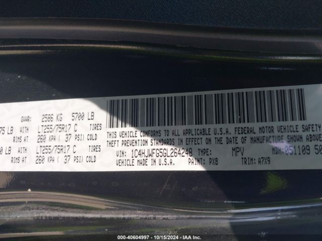 1C4HJWFG5GL264248 Jeep Wrangler Unlimited Rubicon