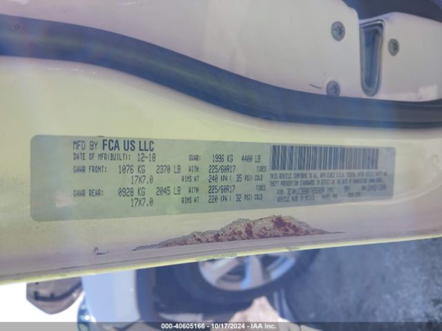 3C4NJCBB8KT655094 Jeep Compass Latitude Fwd