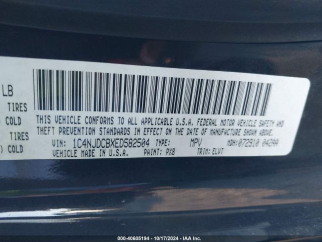1C4NJDCBXED582504 Jeep Compass Limited