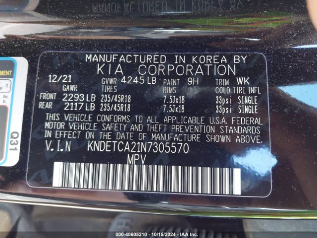 KNDETCA21N7305570 KIA Seltos Sx Turbo