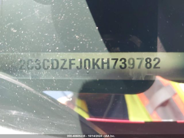 2C3CDZFJ0KH739782 Dodge Challenger R/t Scat Pack