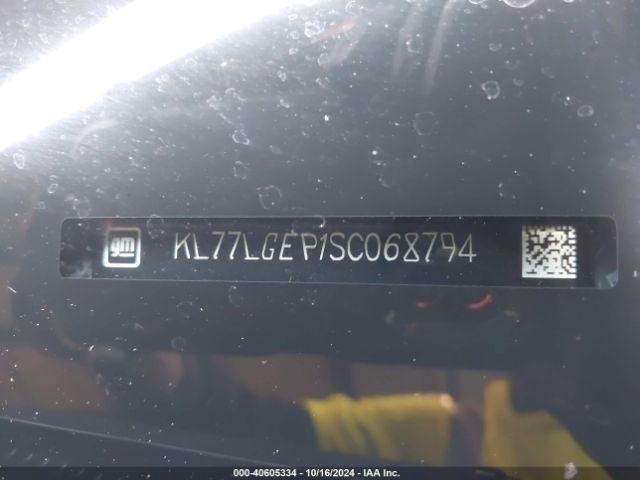 KL77LGEP1SC068794 Chevrolet Trax Fwd 1rs