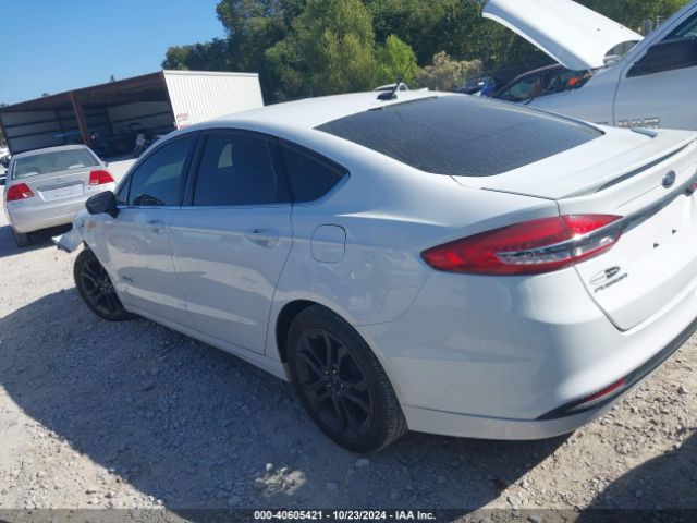 3FA6P0LU1JR138741 Ford Fusion Hybrid Se
