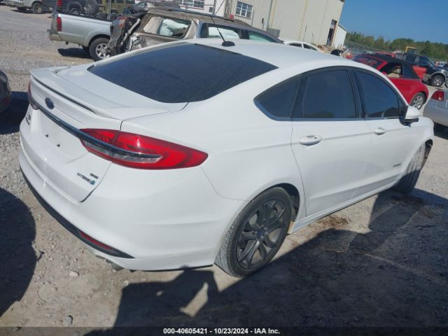 3FA6P0LU1JR138741 Ford Fusion Hybrid Se