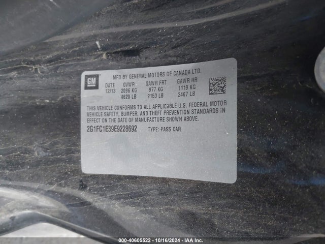 Chevrolet Camaro 2lt 2014 2G1FC1E39E9228692 Image 9