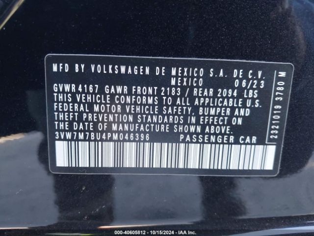 3VW7M7BU4PM046396 Volkswagen Jetta 1.5t Se