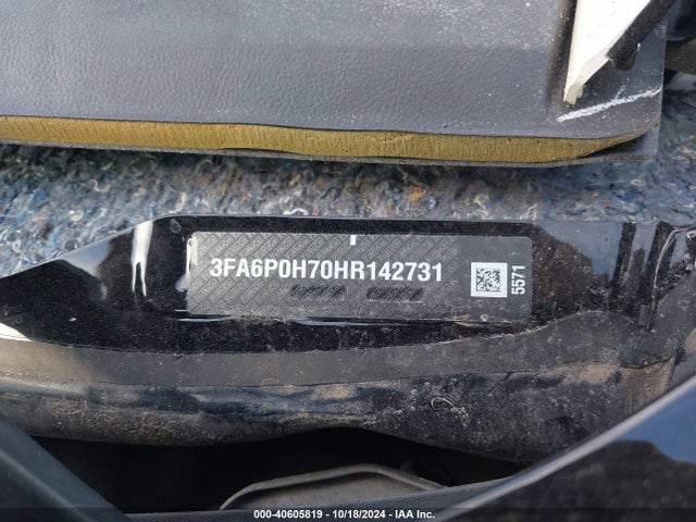 Ford FUSION SE 2017 3FA6P0H70HR142731 Image 9