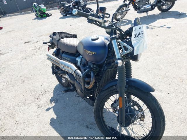 2022 TRIUMPH MOTORCYCLE STREET SCRAMBLER SMTD44G77NTAX6566