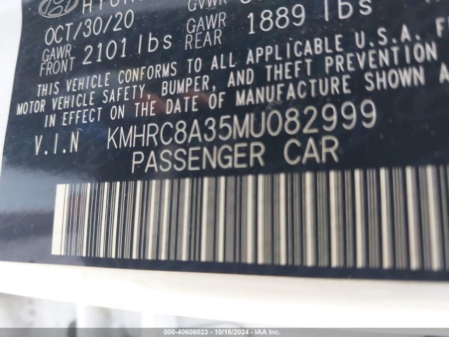 KMHRC8A35MU082999 Hyundai Venue Sel