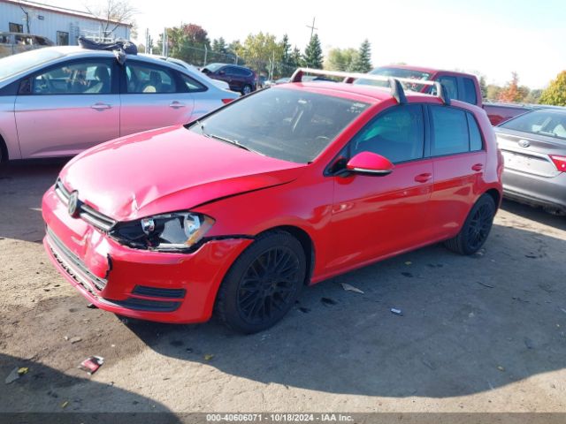 3VW217AU1FM093713 Volkswagen Golf Tsi S 4-door