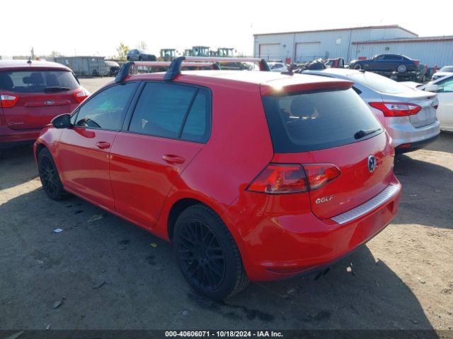 3VW217AU1FM093713 Volkswagen Golf Tsi S 4-door