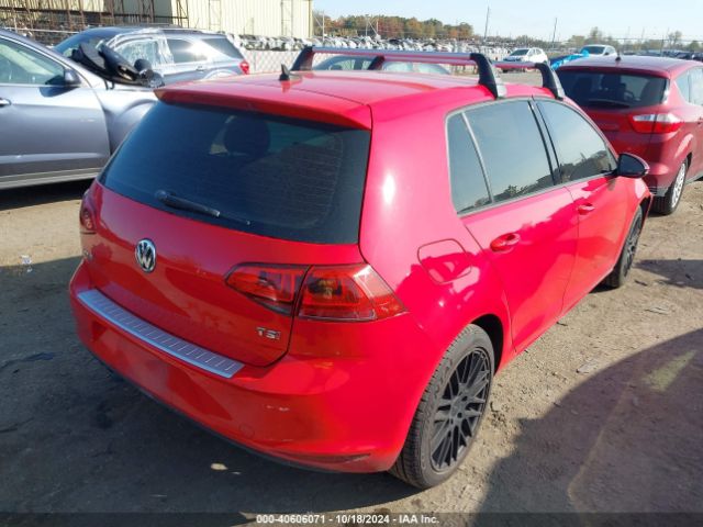3VW217AU1FM093713 Volkswagen Golf Tsi S 4-door