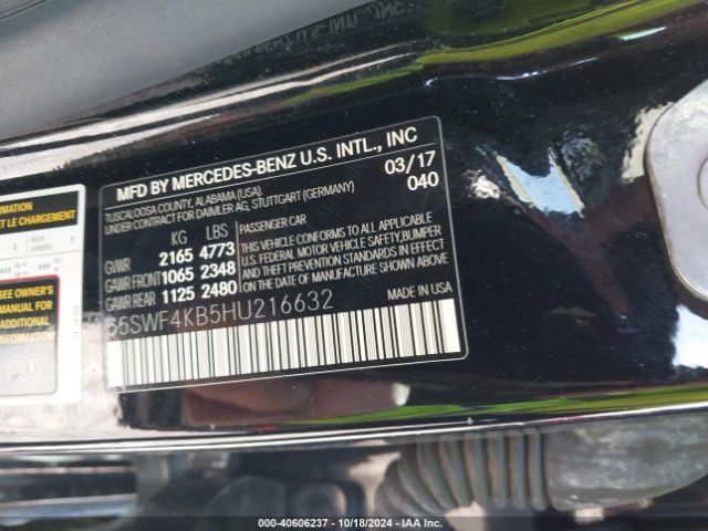 55SWF4KB5HU216632 Mercedes-Benz C 300 4matic/luxury 4matic/sport 4matic