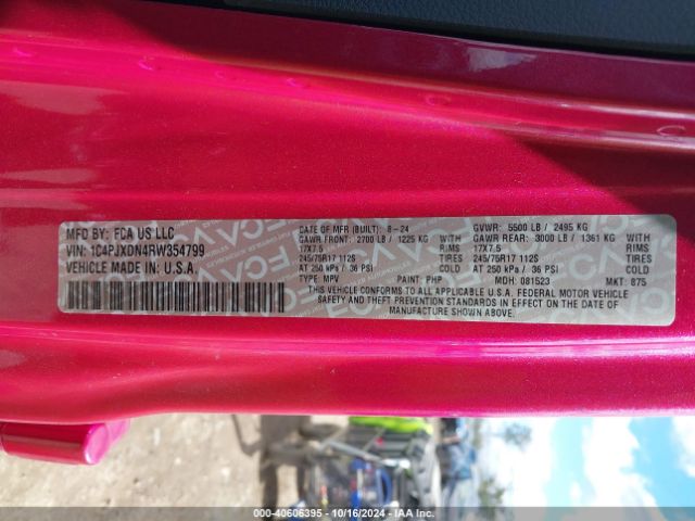 1C4PJXDN4RW354799 Jeep Wrangler 4-door Sport S 4x4