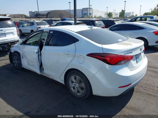 5NPDH4AE8GH719425 Hyundai ELANTRA SE