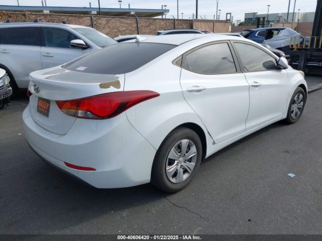 5NPDH4AE8GH719425 Hyundai ELANTRA SE