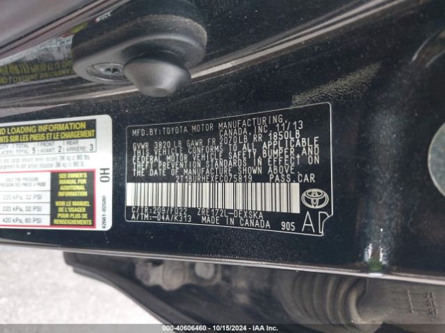 2T1BURHEXEC075819 Toyota Corolla S Plus