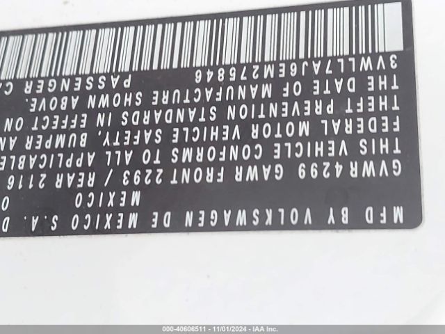 3VWLL7AJ6EM275846 Volkswagen Jetta 2.0l Tdi