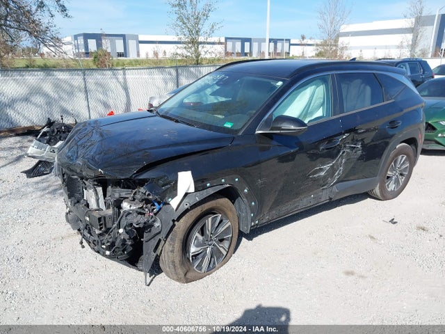 KM8JBCA16NU029389 Hyundai Tucson Hybrid Blue