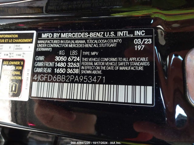4JGFD6BB2PA953471 Mercedes-Benz Amg Gle 53 Coupe 4matic