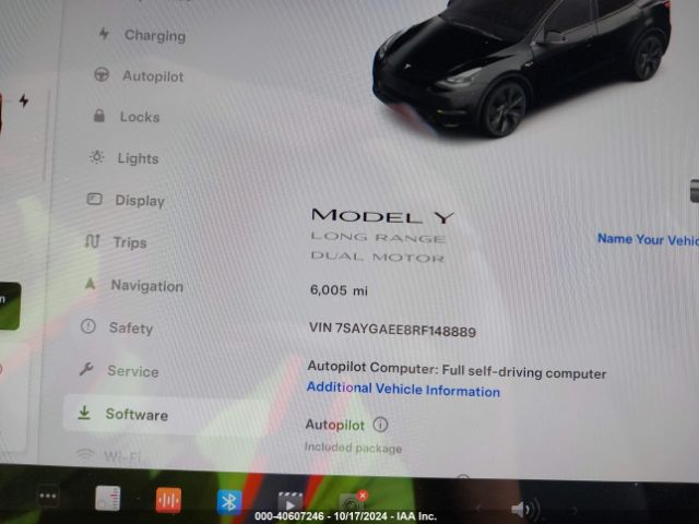 7SAYGAEE8RF148889 Tesla Model Y Long Range Dual Motor All-wheel Drive