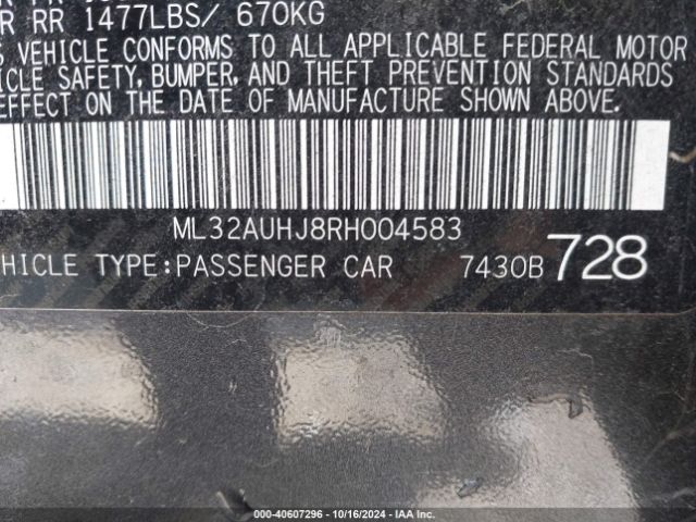 2024 MITSUBISHI MIRAGE ML32AUHJ8RH004583 Photo 8