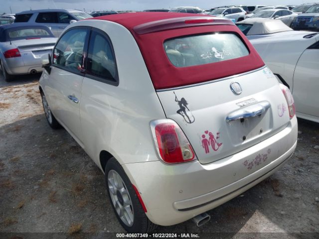 2012 FIAT 500C 3C3CFFDR4CT190436 Photo 2