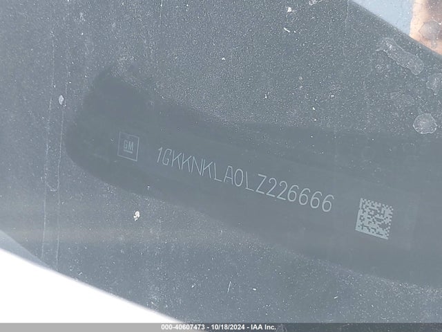 1GKKNKLA0LZ226666 GMC Acadia Fwd Sle