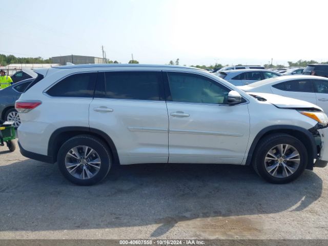 5TDKKRFH2ES012871 Toyota Highlander Xle V6