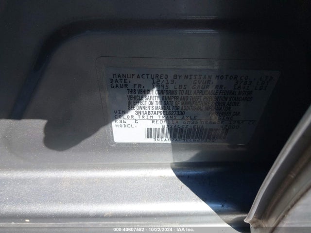 Nissan SENTRA S 2014 3N1AB7AP9EL627330 Image 9