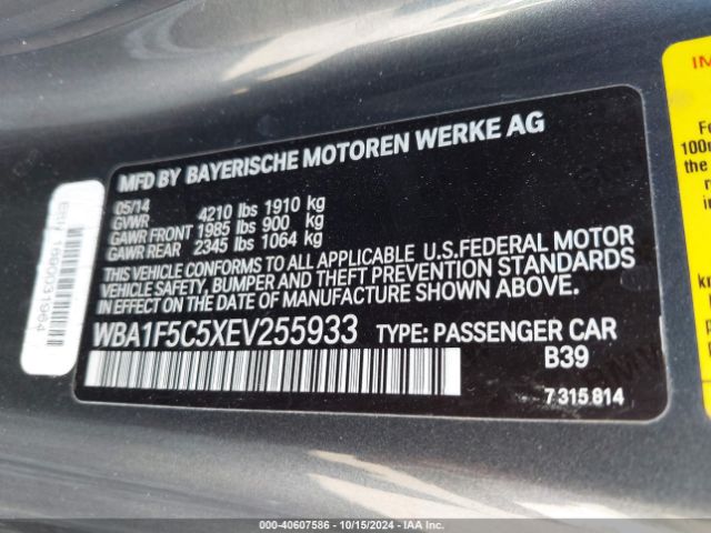 WBA1F5C5XEV255933 BMW 228I