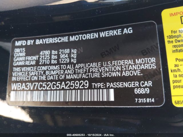 WBA3V7C52G5A25929 BMW 428i