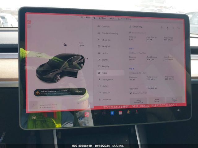 5YJ3E1EAXLF645511 Tesla Model 3 Standard Range Plus Rear-wheel Drive/standard Range Rear-wheel Drive