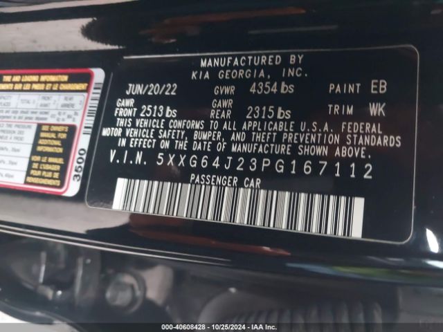 5XXG64J23PG167112 KIA K5 Gt-line