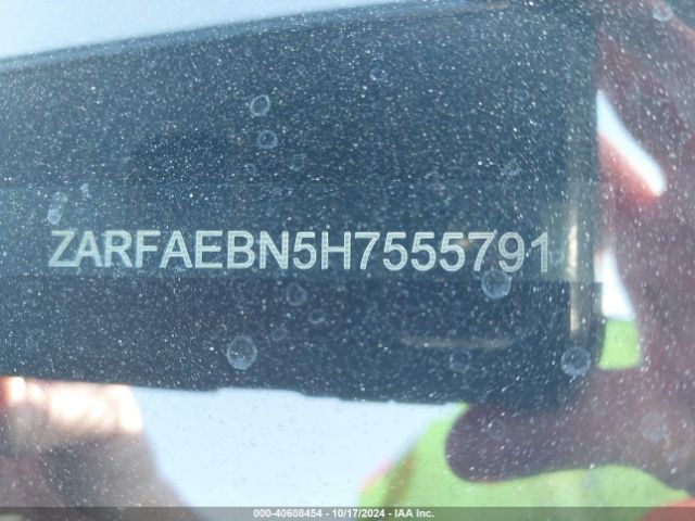ZARFAEBN5H7555791 Alfa Romeo Giulia Rwd