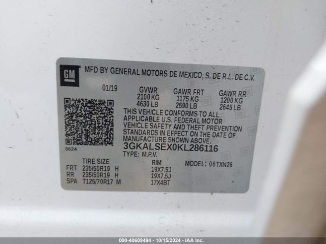 3GKALSEX0KL286116 GMC Terrain Denali